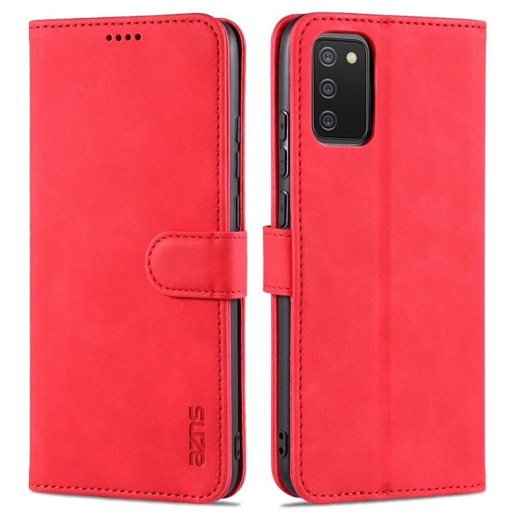 AZNS Skin Feel Calf Texture Custodia in pelle con apertura orizzontale con slot per carte, supporto e portafoglio, For Samsung Galaxy A02, For Samsung Galaxy A02s
