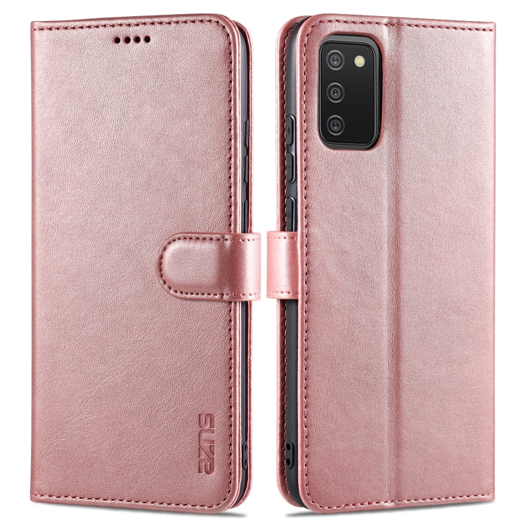 AZNS Skin Feel Calf Texture Custodia in pelle con apertura orizzontale con slot per carte, supporto e portafoglio, For Samsung Galaxy A02, For Samsung Galaxy A02s