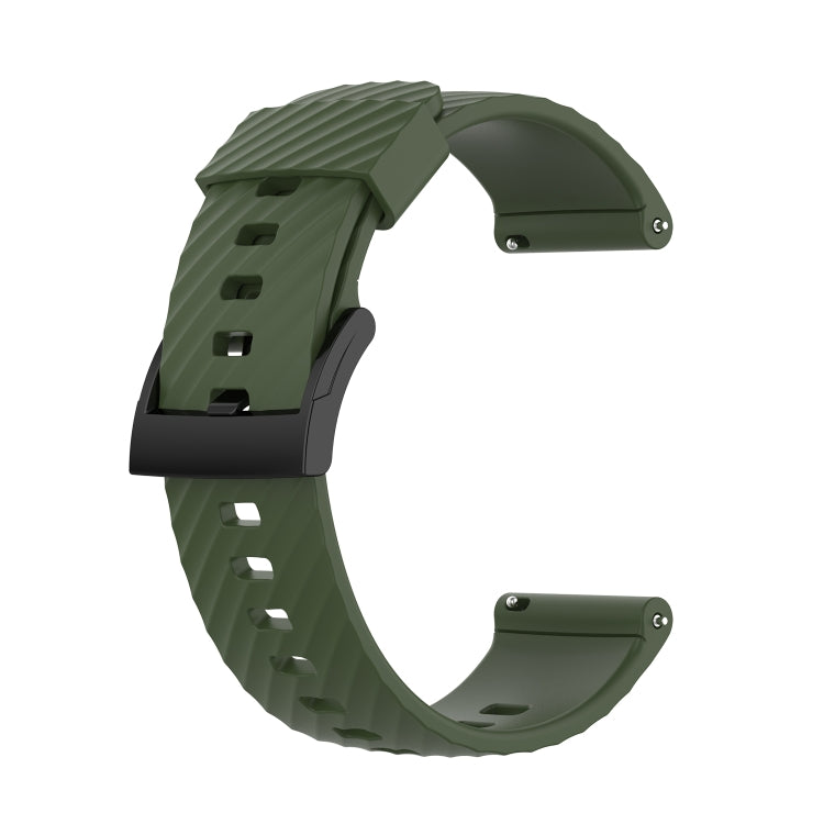 Cinturino in silicone 24 mm per Suunto 7 ricambio