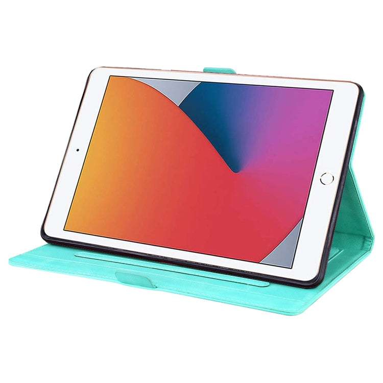 Custodia in pelle a libro orizzontale con motivo a farfalla Love con supporto e funzione Sleep / Wake-up, For iPad 9.7 (2017) (2018) / Air 2 Pro, For iPad 10.2 2021 / 2020 / 2019 / Air (2019) / 10.2 (2020), For iPad Mini 1 / 2 / 3 / 4 / 5              ...