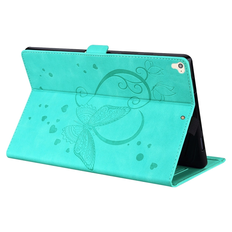 Custodia in pelle a libro orizzontale con motivo a farfalla Love con supporto e funzione Sleep / Wake-up, For iPad 9.7 (2017) (2018) / Air 2 Pro, For iPad 10.2 2021 / 2020 / 2019 / Air (2019) / 10.2 (2020), For iPad Mini 1 / 2 / 3 / 4 / 5              ...