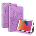 Custodia in pelle a libro orizzontale con motivo a farfalla Love con supporto e funzione Sleep / Wake-up, For iPad 9.7 (2017) (2018) / Air 2 Pro, For iPad 10.2 2021 / 2020 / 2019 / Air (2019) / 10.2 (2020), For iPad Mini 1 / 2 / 3 / 4 / 5              ...