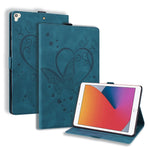 Custodia in pelle a libro orizzontale con motivo a farfalla Love con supporto e funzione Sleep / Wake-up, For iPad 9.7 (2017) (2018) / Air 2 Pro, For iPad 10.2 2021 / 2020 / 2019 / Air (2019) / 10.2 (2020), For iPad Mini 1 / 2 / 3 / 4 / 5              ...