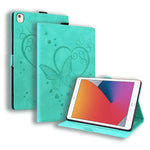 Custodia in pelle a libro orizzontale con motivo a farfalla Love con supporto e funzione Sleep / Wake-up, For iPad 9.7 (2017) (2018) / Air 2 Pro, For iPad 10.2 2021 / 2020 / 2019 / Air (2019) / 10.2 (2020), For iPad Mini 1 / 2 / 3 / 4 / 5              ...