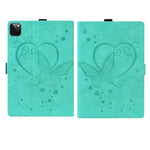 Custodia in pelle a libro orizzontale con motivo a farfalla Love con supporto e funzione Sleep / Wake-up, For iPad Pro 11 (2018) / Air (2020) / Pro (2021)