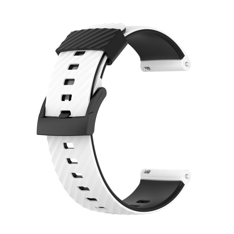Cinturino silicone bicolore 24 mm per Suunto 7