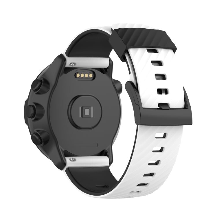 Cinturino silicone bicolore 24 mm per Suunto 7