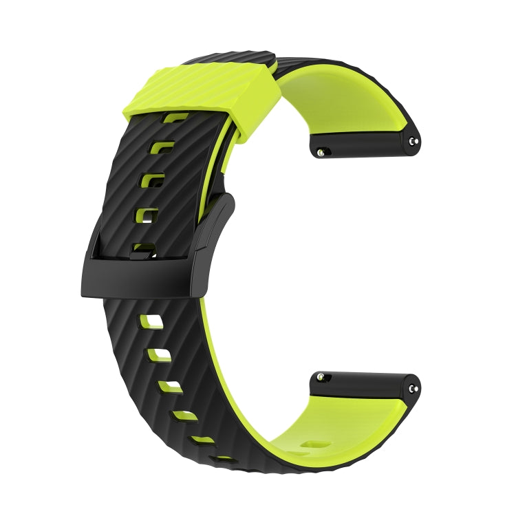 Cinturino silicone bicolore 24 mm per Suunto 7