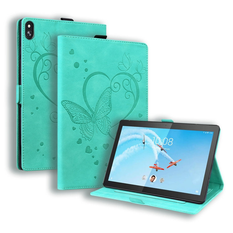 Custodia in pelle flip orizzontale con motivo Love Butterfly con supporto, For Lenovo Tab M10 10.1 inch, For Lenovo Tab M8(HD) / M8(FHD) TB-8505F, For Lenovo Tab M10 HD (Gen 2) 2020 10.1 TB-X306F, For Lenovo Tab P11 TB-J606F