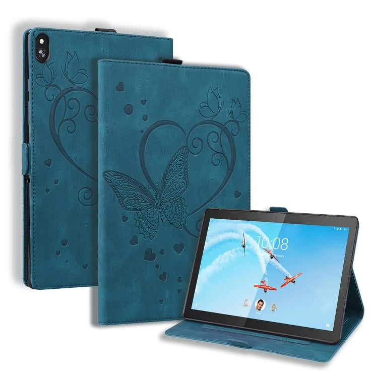 Custodia in pelle flip orizzontale con motivo Love Butterfly con supporto, For Lenovo Tab M10 10.1 inch, For Lenovo Tab M8(HD) / M8(FHD) TB-8505F, For Lenovo Tab M10 HD (Gen 2) 2020 10.1 TB-X306F, For Lenovo Tab P11 TB-J606F