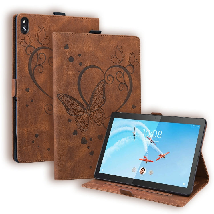 Custodia in pelle flip orizzontale con motivo Love Butterfly con supporto, For Lenovo Tab M10 10.1 inch, For Lenovo Tab M8(HD) / M8(FHD) TB-8505F, For Lenovo Tab M10 HD (Gen 2) 2020 10.1 TB-X306F, For Lenovo Tab P11 TB-J606F