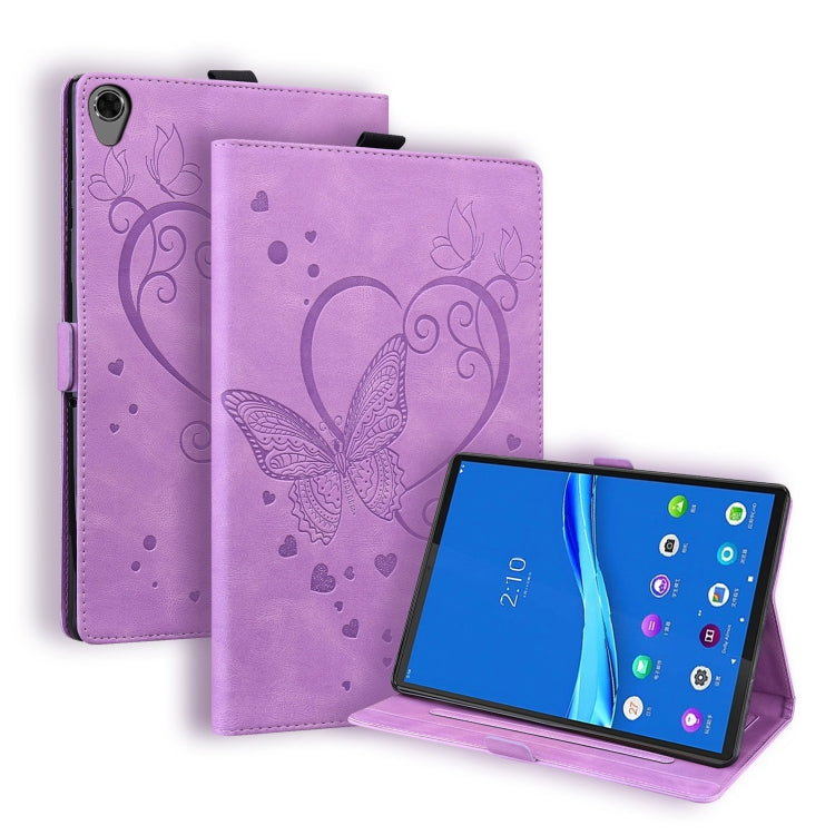 Custodia in pelle flip orizzontale con motivo Love Butterfly con supporto, For Lenovo Tab M10 10.1 inch, For Lenovo Tab M8(HD) / M8(FHD) TB-8505F, For Lenovo Tab M10 HD (Gen 2) 2020 10.1 TB-X306F, For Lenovo Tab P11 TB-J606F
