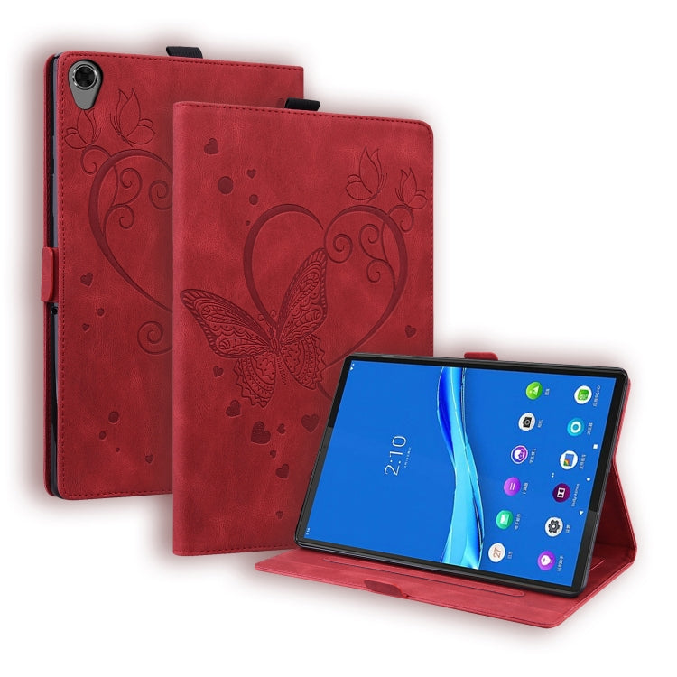 Custodia in pelle flip orizzontale con motivo Love Butterfly con supporto, For Lenovo Tab M10 10.1 inch, For Lenovo Tab M8(HD) / M8(FHD) TB-8505F, For Lenovo Tab M10 HD (Gen 2) 2020 10.1 TB-X306F, For Lenovo Tab P11 TB-J606F