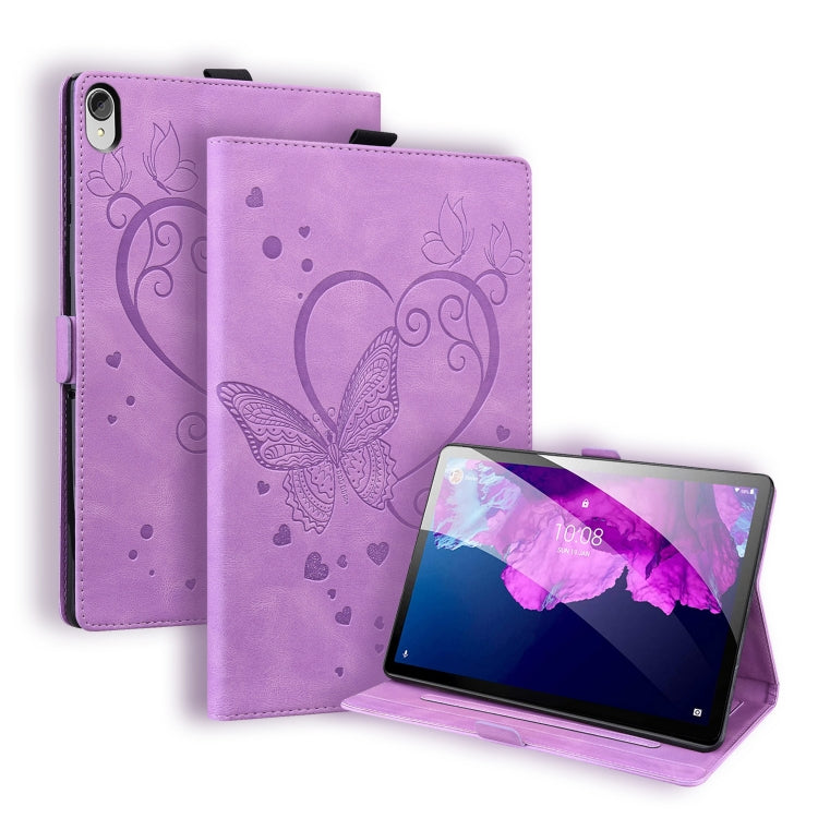 Custodia in pelle flip orizzontale con motivo Love Butterfly con supporto, For Lenovo Tab M10 10.1 inch, For Lenovo Tab M8(HD) / M8(FHD) TB-8505F, For Lenovo Tab M10 HD (Gen 2) 2020 10.1 TB-X306F, For Lenovo Tab P11 TB-J606F