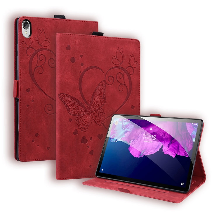 Custodia in pelle flip orizzontale con motivo Love Butterfly con supporto, For Lenovo Tab M10 10.1 inch, For Lenovo Tab M8(HD) / M8(FHD) TB-8505F, For Lenovo Tab M10 HD (Gen 2) 2020 10.1 TB-X306F, For Lenovo Tab P11 TB-J606F