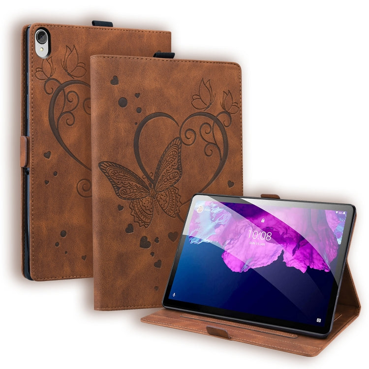 Custodia in pelle flip orizzontale con motivo Love Butterfly con supporto, For Lenovo Tab M10 10.1 inch, For Lenovo Tab M8(HD) / M8(FHD) TB-8505F, For Lenovo Tab M10 HD (Gen 2) 2020 10.1 TB-X306F, For Lenovo Tab P11 TB-J606F