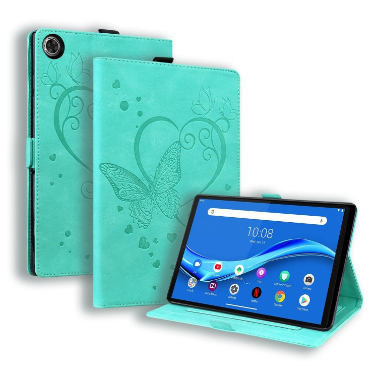 Custodia in pelle flip orizzontale con motivo Love Butterfly con supporto, For Lenovo Tab M10 Plus TB-X606F TB-X606X