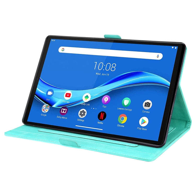 Custodia in pelle flip orizzontale con motivo Love Butterfly con supporto, For Lenovo Tab M10 Plus TB-X606F TB-X606X