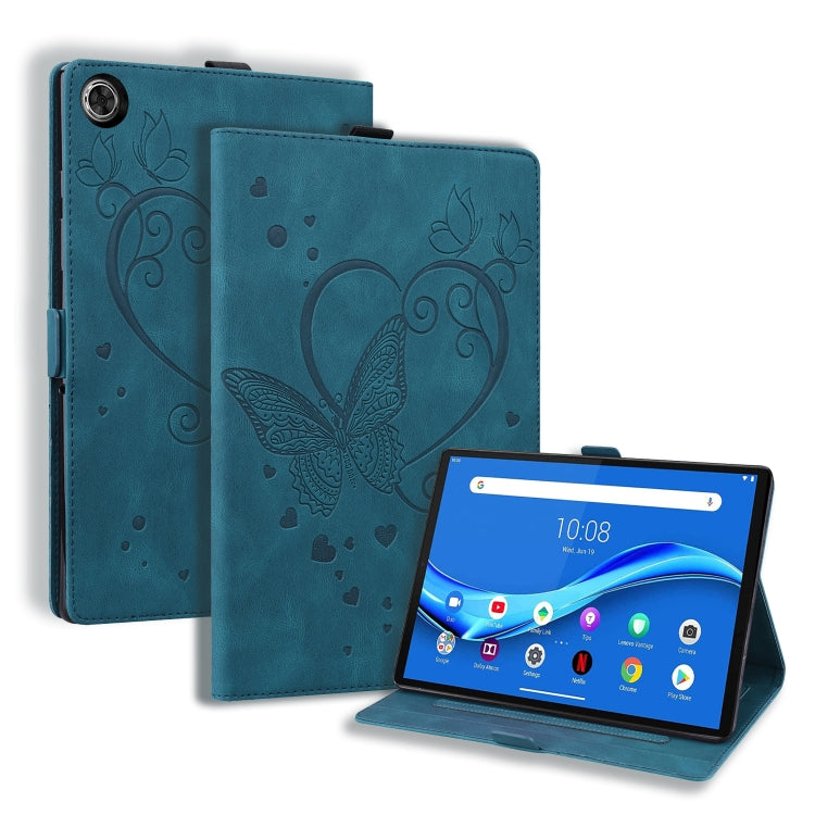Custodia in pelle flip orizzontale con motivo Love Butterfly con supporto, For Lenovo Tab M10 Plus TB-X606F TB-X606X