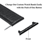 2 cinturini in acciaio 20mm per Apple Watch 38/40mm