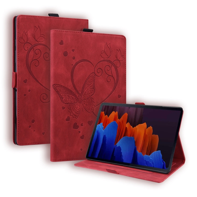 Custodia in pelle flip orizzontale con motivo Love Butterfly con supporto, For Samsung Galaxy Tab A7 Lite T220 T225, For Samsung Galaxy Tab S8 / Galaxy Tab S7 T870 SM-T875 SM-T876B, For Samsung Tab S7+ T970 T976B                                        ...
