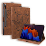 Custodia in pelle flip orizzontale con motivo Love Butterfly con supporto, For Samsung Galaxy Tab A7 Lite T220 T225, For Samsung Galaxy Tab S8 / Galaxy Tab S7 T870 SM-T875 SM-T876B, For Samsung Tab S7+ T970 T976B                                        ...