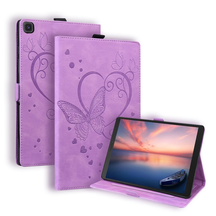 Custodia in pelle flip orizzontale con motivo Love Butterfly con supporto, For Samsung Galaxy Tab A 8.0 (2019) SM-T290 SM-T295