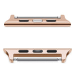 2 cinturini in acciaio 22mm per Apple Watch 44mm e 42mm