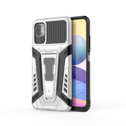 War Chariot Series Armor Custodia protettiva antiurto per PC + TPU all-inclusive con supporto invisibile, For Xiaomi Redmi Note 10 5G