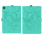 Custodia in pelle flip orizzontale con motivo Love Butterfly con supporto, For Huawei MediaPad C5 / M5 10.1, For Huawei MediaPad M5 Lite 8 / Honor Tab 5