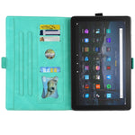 Custodia in pelle a libro orizzontale con motivo a farfalla Love con supporto e funzione Sleep / Wake-up, For Amazon Fire HD 8 (2015/2016/2017/2018), For Amazon Fire HD 8 (2020), For Amazon Fire HD 10 Plus (2021) / HD 10 (2021)