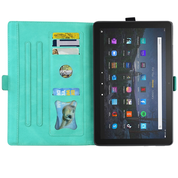 Custodia in pelle a libro orizzontale con motivo a farfalla Love con supporto e funzione Sleep / Wake-up, For Amazon Fire HD 8 (2015/2016/2017/2018), For Amazon Fire HD 8 (2020), For Amazon Fire HD 10 Plus (2021) / HD 10 (2021)