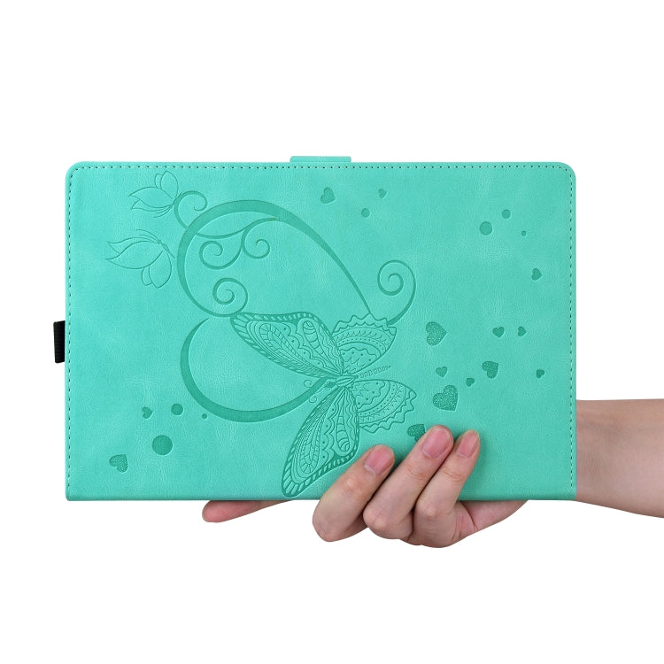 Custodia in pelle a libro orizzontale con motivo a farfalla Love con supporto e funzione Sleep / Wake-up, For Amazon Fire HD 8 (2015/2016/2017/2018), For Amazon Fire HD 8 (2020), For Amazon Fire HD 10 Plus (2021) / HD 10 (2021)