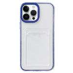 Custodia TPU trasparente 360° con slot carte per iPhone 12/12 Pro