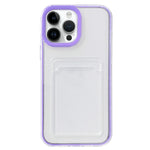 Custodia TPU trasparente 360° con slot carte per iPhone 12/12 Pro