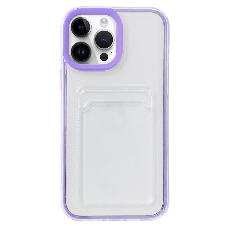 Custodia TPU trasparente 360° con slot carte per iPhone 12/12 Pro