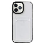 Custodia TPU trasparente 360° con slot carte per iPhone 12/12 Pro