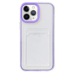 Custodia TPU trasparente 360° con slot carte per iPhone 12/12 Pro
