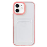 Custodia TPU trasparente 360° con slot carte per iPhone 12/12 Pro