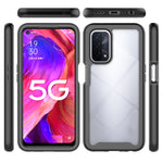 Starry Sky Solid Color Series Custodia protettiva antiurto per PC + TPU, For OnePlus Nord N200 5G
