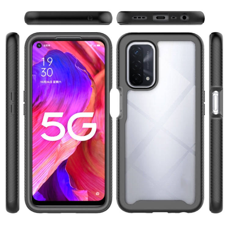 Starry Sky Solid Color Series Custodia protettiva antiurto per PC + TPU, For OnePlus Nord N200 5G