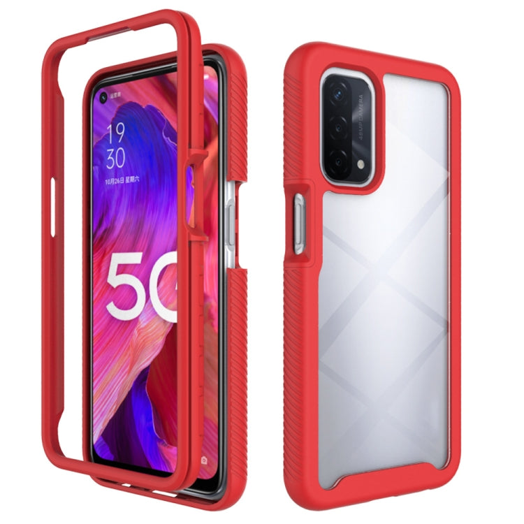 Starry Sky Solid Color Series Custodia protettiva antiurto per PC + TPU, For OnePlus Nord N200 5G