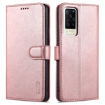 AZNS Skin Feel Calf Texture Custodia in pelle con apertura orizzontale con slot per carte, supporto e portafoglio, For vivo V21, For vivo X60, For vivo X60 Pro