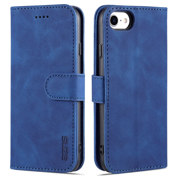 AZNS Skin Feel Calf Texture Custodia in pelle con apertura orizzontale con slot per carte, supporto e portafoglio, For iPhone 6, For iPhone 7 Plus / 8 Plus, For iPhone 7 / 8 / SE (2020)