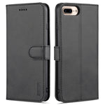 Custodia portafoglio in pelle con slot carte per iPhone 7, 8, SE