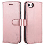 Custodia portafoglio in pelle con slot carte per iPhone 7, 8, SE