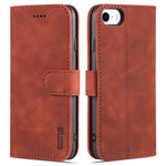 Custodia portafoglio in pelle con slot carte per iPhone 7, 8, SE