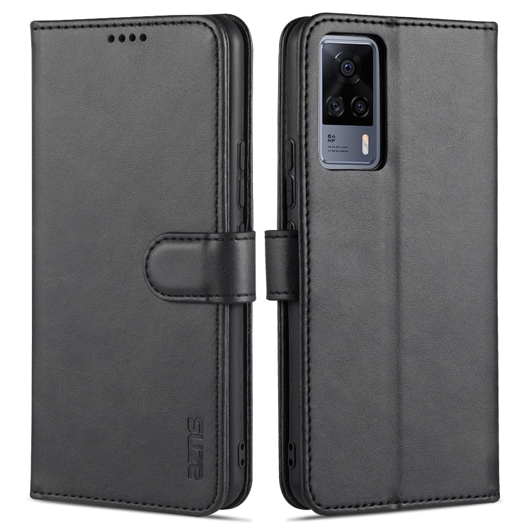 AZNS Skin Feel Calf Texture Custodia in pelle con apertura orizzontale con slot per carte, supporto e portafoglio, For vivo S9e, For vivo Y17 / Y3 / Y3S