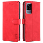 AZNS Skin Feel Calf Texture Custodia in pelle con apertura orizzontale con slot per carte, supporto e portafoglio, For vivo S9e, For vivo Y17 / Y3 / Y3S