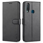 AZNS Skin Feel Calf Texture Custodia in pelle con apertura orizzontale con slot per carte, supporto e portafoglio, For vivo S9e, For vivo Y17 / Y3 / Y3S